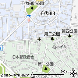 千葉県柏市あかね町8-12周辺の地図