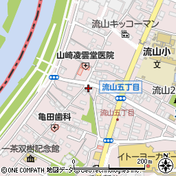 読売新聞流山専売所周辺の地図