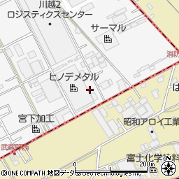 埼玉県川越市下赤坂610周辺の地図