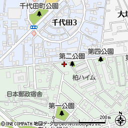 千葉県柏市あかね町8-7周辺の地図