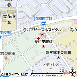 埼玉県三郷市上彦名606周辺の地図