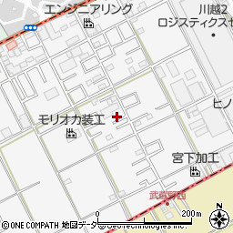 埼玉県川越市下赤坂634周辺の地図