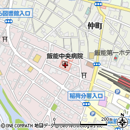 飯能中央病院（橘会）周辺の地図
