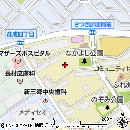 埼玉県三郷市さつき平2丁目周辺の地図