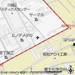 埼玉県川越市下赤坂560周辺の地図