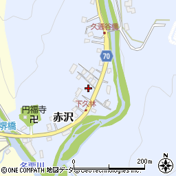 埼玉県飯能市赤沢990周辺の地図