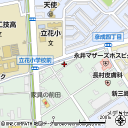 埼玉県三郷市上彦名572周辺の地図