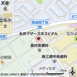 埼玉県三郷市上彦名607周辺の地図