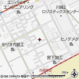 埼玉県川越市下赤坂624周辺の地図