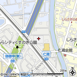 埼玉県三郷市仁蔵189周辺の地図