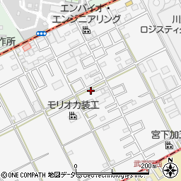 埼玉県川越市下赤坂637-7周辺の地図