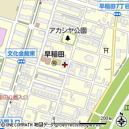 埼玉県三郷市早稲田3丁目周辺の地図