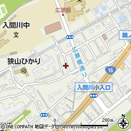 埼玉県狭山市鵜ノ木7-38周辺の地図