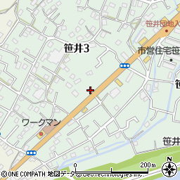 埼玉県狭山市笹井3丁目9-2周辺の地図