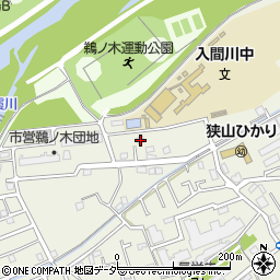 埼玉県狭山市鵜ノ木6-22周辺の地図