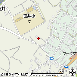 埼玉県狭山市笹井1756-1周辺の地図