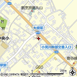 不二家　小見川店周辺の地図