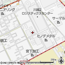 埼玉県川越市下赤坂614-1周辺の地図