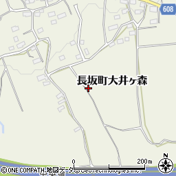 山梨県北杜市長坂町大井ヶ森1411周辺の地図