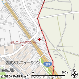埼玉県入間市新光306-388周辺の地図