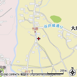 山梨県北杜市大泉町谷戸664周辺の地図