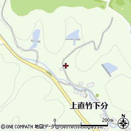 埼玉県飯能市上直竹下分713周辺の地図
