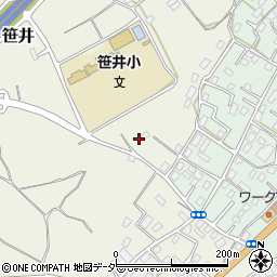 埼玉県狭山市笹井1757-6周辺の地図