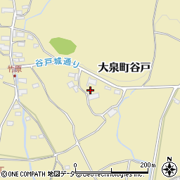 山梨県北杜市大泉町谷戸575-1周辺の地図