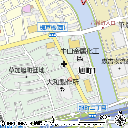 アルファクラブ武蔵野株式会社　草加営業所周辺の地図