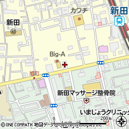 宇宙センター新田店周辺の地図