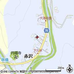 埼玉県飯能市赤沢991周辺の地図