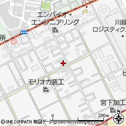 埼玉県川越市下赤坂633-43周辺の地図