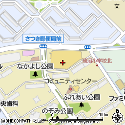 ダイソーＭＥＧＡドン・キホーテ三郷店周辺の地図