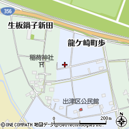千葉県印旛郡栄町龍ケ崎町歩周辺の地図