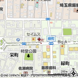 飯能信用金庫東飯能支店周辺の地図