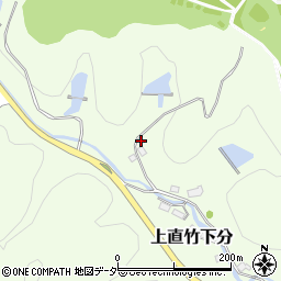 埼玉県飯能市上直竹下分708周辺の地図