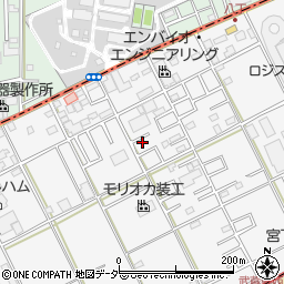 埼玉県川越市下赤坂638-39周辺の地図