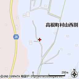 山梨県北杜市高根町村山西割4250周辺の地図