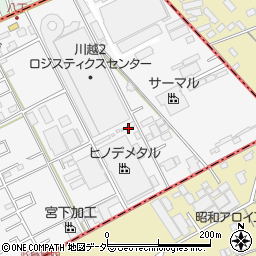 埼玉県川越市下赤坂606周辺の地図