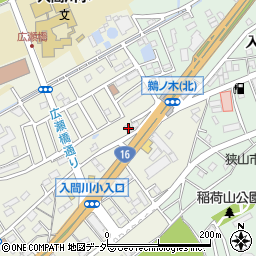 埼玉県狭山市鵜ノ木3-3周辺の地図