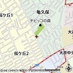 埼玉県ふじみ野市亀久保670周辺の地図