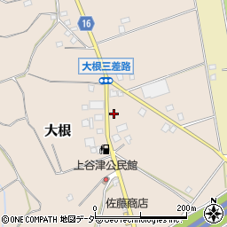 セブンイレブン香取大根店周辺の地図