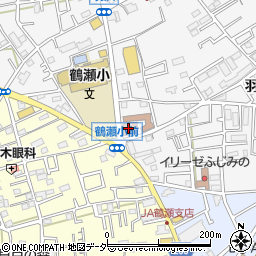 鶴瀬公民館周辺の地図