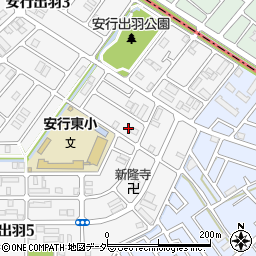 埼玉県川口市安行出羽4丁目周辺の地図