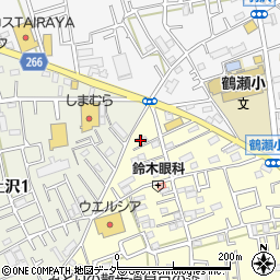 新井製麺所周辺の地図