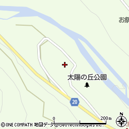 長野県木曽郡木曽町三岳栩山周辺の地図