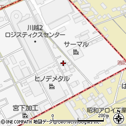 埼玉県川越市下赤坂556周辺の地図