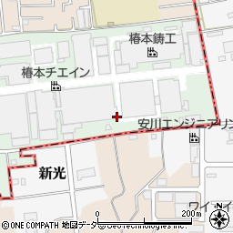 株式会社椿本チエイン　埼玉工場・総務課周辺の地図