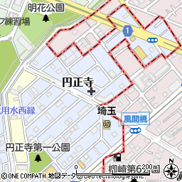 埼玉県さいたま市南区円正寺515-35周辺の地図