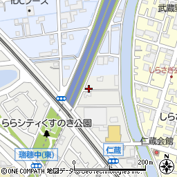 埼玉県三郷市仁蔵172周辺の地図